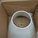 Aspen Creative 58877 Transitional Empire Shape Uno Construction Lamp Shade, Flaxen, 6" Top x 12" Bottom x 9" Slant Height