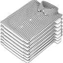 Adorila 10 Pack T Shirt Organizer Closet Organizer Clothing Trays, Detachable Stackable Clothes Receipt Board, Shirt Dividers File Organizer (White)