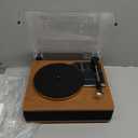 Vinyl Record Player with Built-in Speakers Bluetooth Record Player Support Bluetooth in & Out High Fidelity 3-Speed Turntable with AT-3600L Magnetic Cartridge Support RCA Output Auto Stop