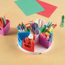 Learning Resources Create a Space Storage Center - Toy Desk Organizer, Classroom Workspace Must Haves, Homeschool Organization, Arts & Crafts , Caddy, Office & Teacher Supplies