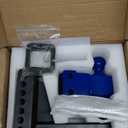 Adjustable Trailer Hitch (Fits 2-Inch Receiver) -6 Inch Drop/Rise, Dual Ball (2" & 2-5/16") -21,500 LBS GTW Heavy Duty Tow Hitches for Truck with Anti-Theft Locking Hitch Pins (Black+Blue)