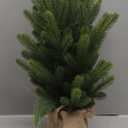 24" Artificial Christmas Tree Fake Small Fir Tree for Home Farmhouse Tabletop Mantel Windowsill Holiday Christmas Decorations Indoor