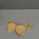 Niidor Adhesive Bra Strapless Sticky Invisible Push up Silicone Bra for Backless Dress with Reusable Nipple Covers (Nude, A)