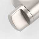 Tecmolog Adjustable Shower Head Holder for 25 mm Slide Bar, Stainless Steel Shower Bar Slider Holder Replacement Part Brushed Nickel, ST35