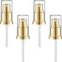 4 Pieces Replacement Foundation Pumps for Double Wear Foundation, Gold