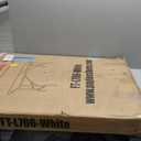 Sorfey Narrow Folding Table 6 Foot X 24-inch, White Plastic