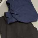 Fruit of The Loom Mens Recycled Waffle Thermal Underwear Crew Top (1 and 2 Packs) (Large, Black/Navy)