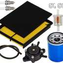 HIFROM Air Filter Pre Cleaner Oil Filter Fuel Pump Filter Line Spark Plug Tune Up Kit Replacement for Honda GX610 GX620 GX670 GXV620 18 20 24HP Replace 17210-ZJ1-841 17210-ZJ1-842