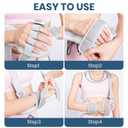 Resting Hand Splint Stroke Hand Brace with Finger Separators, Night Immobilizer Wrist Finger Brace with Sling for Carpal Tunnel & Stroke Recovery (S-Right)