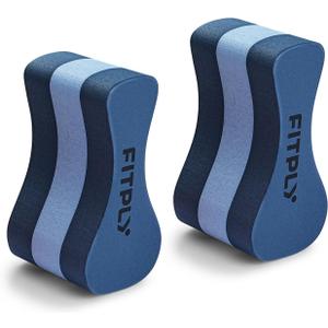 2PCS Pull Buoy Swim Buoy - EVA 3-Layer Swimming Aid, Pool Buoy for Lap Swim Training, Perfect Swimming Buoy for Adults, Kids, and Beginners (Dark Blue)