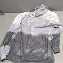 Women's Hoodies Long Sleeve Sweatshirts Drawstring Pullover Tops with Pocket Casual Loose Blouses Tunic (Large, Blue Star Tie Dye)