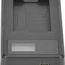 2 x Battery Charger, Camera Battery Charger Plastic Camera Charger with LCD Display for Camera
