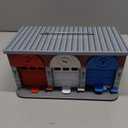 Melissa & Doug Toy Keys and Cars Wooden Rescue Vehicles and Garage (7 pcs) Toddler Pull Back Toys, Toy Garage for Kids Ages 3+