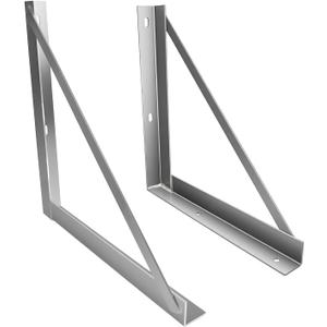 24"x24" Underbody Tool Box Mounting Kit - 1 Pair Aluminum Brackets