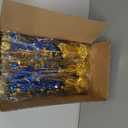 FUBININA 6 Pack 2026 Graduation Table Centerpiece Party Decoration Metallic Foil Spray Centerpiece Glitter Decor Star Tabletop for Graduation New Year Birthday Holiday Party Favor, Blue and Gold
