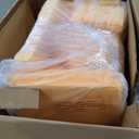 MAXYOYO Convertible Sofa Bed, Pull Out Loveseat Sleeper Sofa, 2 in 1 Folding Couch Bed, Fold Out Floor Couch with Pillows for Living Room Bedroom Lounge, Orange