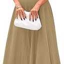 PRETTYGARDEN Dresses for Women Midi Sleeveless A Line, Size M