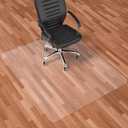Naturehydro Large Office Chair Mat for Hardwood Floor - 53" x 45" Plastic Rolling Chair Mat for Hard Wood Tile Floor Protection, BPA and Phthalates Free (Rectangle)