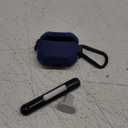 MOBOSI for AirPods 4 Case, Compatible with AirPods 4th Generation Case Cover with Lock&Keychain&Cleaner Kit, Full Body Shockproof Protective Hard Shell (2024), Blue