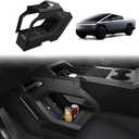 Cyber Truck Center Console Organizer 20232026, Double-Layer Lower Tray Storage Box System, Custom Fit Interior Cyber Truck Accessories (Black)