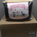 Outpain 6 Pack Black 72in/6FT Round Spandex Tablecloth,132inch Stretchy Fitted Black Table Cloths,Wrinkle Free Round Table Cloths with Skirt for Wedding Vendor Graduation Banquet