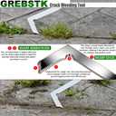 GREBSTK Crack Weeder Crevice Weeding Tool Stainless Steel Manual Weeder Gardening Tool
