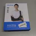 Velpeau Arm Sling Shoulder Immobilizer for Women and Men, fit Left or Right Arm - Rotator Cuff Support Brace - Medical Sling for Shoulder, Clavicle, Elbow Injury (Comfort type, Large: Bust 33.5-41)