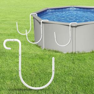 Jantens Heavy-Duty Solar Cover Holder for Steel-Wall Above Ground PoolsAdjustable Rustproof Brackets to Secure Pool Covers, Heavy-Duty 60lb Capacity | No-Drill Installation(5-Pack) Jantens Heavy-Duty Solar Cover Holder for Steel-Wall Above Ground PoolsAdjustable Rustproof Brackets to Secure Pool Covers, Heavy-Duty 60lb Capacity | No-Drill Installation(5-Pack)