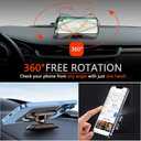 2-Pack Magnetic Phone Holder for Car DashStrong Magnet Magnetic Car Phone Holder Mount 4 Plate Phone Holders for Your Car Phone Mount for Car Dashboard Cell Phone Car Mount for iPhone Samsung