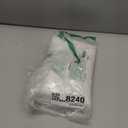 NICETOWN White Sheer Linen Curtains for Living Room 84 inch Length 2 Panels Set, Grommet Semi Sheer Privacy with Light Filtering Flax Window Treatments for Bedroom, W52 x L84