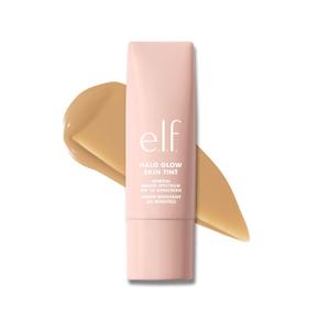 e.l.f. Halo Glow Skin Tint SPF 50, Tinted Moisturizer For Light, Buildable Coverage, Creates A Natural Glow, Vegan & Cruelty-Free, 7 Medium Warm