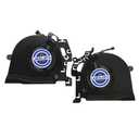 Replacement New Laptop CPU and GPU Cooling Fan for HP Studio ZBook 15 G5 ZBook 15 G6 Series L30894-001 L30895-001 L28713-001 L28712-001 NS85C01-17J04 NS85C01-17J03 DC5V 0.5A Fan