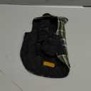 Kuoser Warm Dog Coat, Waterproof Dog Coats for X-Small Dogs, Adjustable Durable Doggie Winter Jacket Reversible Cozy Puppy Cold Weather Apparel from Small to Large Breed, Green XS