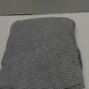 H.VERSAILTEX Super Stretch Individual Seat Cushion Covers, Thick Jacquard Textured Twill Fabric (3 Piece XL Sofa Cushion Covers, Grey)