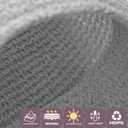 Shadewiz 20' x 24' Gray Sun Shade Sail – Heavy-Duty Reinforced Rectangle Canopy (1620), UV-Blocking 260 GSM Fabric, Built for Strength, Style & Longevity
