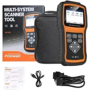 FOXWELL NT530 for Honda Acura - All Systems, All Maintenance Service - Bidirectional Diagnostic Scan Tool OBD2 Scanner Automotive Code Reader ABS Bleed SRS Airbag SAS TPMS TPS EPB Oil Reset CKP