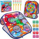 Animal Bean Bag Toss Game Toy Outdoor Toss Game, Family Party Party Supplies for Kids, Gift for Boys Birthday or Christmas for Toddlers Ages 3 4 5 6 Year Old (Dinosaur)