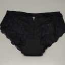 High Waisted Underwear for Women Lace Briefs Curvy Silky French Cut Panties Multipack (2X, 6pcs-black*6)