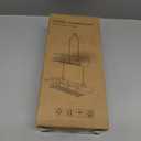 Shower Caddy Hanging: Adjustable Height Organizer for Over Showerhead - Black Rustproof Shower Shelves with Hooks & 2 Soap Holders