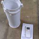 Amazon Basics 4-In-1 Portable Air Conditioner with Remote, Timer, Sleep Mode, Auto Swing, Cool/Heat/Dry/Fan-Only Functions, 13500 BTU (ASHRAE), Cools Up to 550 Sqf, Energy Saving, White