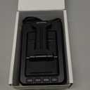 Cell Phone Stand with Wireless Bluetooth Speaker and Anti-Slip Base HD Surround Sound Perfect for Home and Outdoors with Bluetooth Speaker for Desk Compatible with iPhone/ipad/Samsung Galaxy (Black)