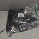 Crowye 100 Pcs Ostrich Feathers Bulk for Centerpieces Craft Ostrich Feathers for Vase Wedding Masquerade Party Home Costume Decorations (6-8 Inch,Black)