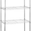 Amazon Basics 5-Shelf Adjustable, Storage Shelving Unit, (200 Pound Loading Capacity per Shelf), Steel Organizer Wire Rack, 23.2 x 13.4 x 60 inches (LxWxH), Chrome