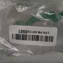 mDesign Glass Refillable Foaming Hand Soap Dispenser Modern Square Pump Bottle for Bathroom Vanity or Kitchen Sink, Countertops  Casi Collection  2 Pack  Blue/Brushed, Clear/Brushed