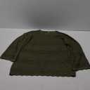 CUPSHE Women's Swimsuit Cover Up Crochet Bathing Suit Mesh Swimwear Knit Pullover Beach Dress, Size Large