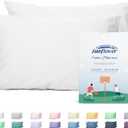 Sunflower Queen Pillowcases Set of 2, 100% Cotton Queen Pillow Cases 2, 2030 inches Bright White, Soft and Breathable