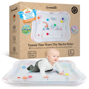 Premium Water Play Mat XXL – Award-Winning Inflatable Tummy Time Water Mat – Sensory & Motor Development Designed by Professional Educators – Certified 100% Baby-Safe Materials