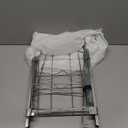 Youeon Pull Out Trash Can Under Cabinet, Adjustable Stainless Steel Under Sink Trash Can Pull Out, Slide Out Garbage Shelf, Fit for 7-11 Gallon (Trash Can Not Included)