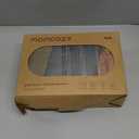 Momcozy Muslin Swaddle Blankets for Baby Boys and Girls, 4-Pack Breathable and Skin-Friendly Receiving Blanket Wrap, Baby Essentials, Registry & Gift, 47 x 47 Inches (Brown)