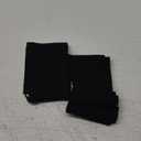 No Nonsense Women's Super Opaque Control Top Tights (Large, Black/Black)